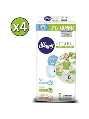 Prime Natural Külot Bez 6 Beden Xlarge 4x2'li 160 Adet