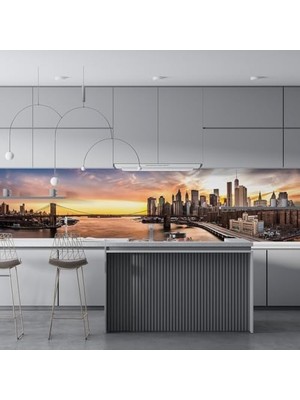 Prime Mutfak Tezgah Arası Folyo Kaplama Folyosu Köprüsü 60X100 cm