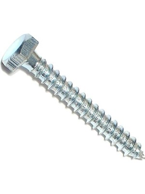 Prime 014973259556 Midwest 1289 Lag Vidası, 1/4" x 2", Çinko Kaplama