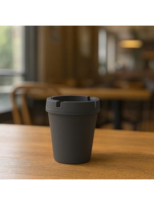 Prime 2'li Gri Kokusuz Küllük – Araç Içi, 10 Cm, Kapaklı, Koku ve Duman Hapseden Kompakt Tasarım