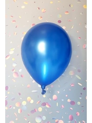 Prime Metalik Mavi Balon 12 30 cm Metalik Balon 10LU Paket