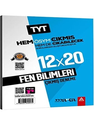 Prime Tyt Fen Bilimleri Ösym Çıkmış ve Çıkabilecek Sorulardan Oluşturulmuş 12 Deneme Sınavı Tamamı Video Çözümlü