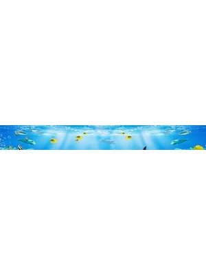 Prime Mutfak Tezgah Arası Folyo Kaplama Folyosu Denizaltı Güneş 60X200 cm