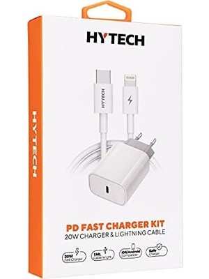 Prime HY-XE40PD 20W Pd3.0/ Charge Qc4.0 Pd Lightning Kablolu Hızlı Ev Şarj Adaptörü