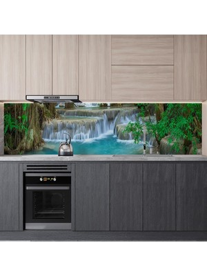 Prime Mutfak Tezgah Arası Folyo Kaplama Folyosu Tayland Şelale 60X100 cm