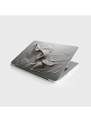 Prime Laptop Bilgisayar Notebook Pc Kaplama Etiketi Şapkalı Kadın