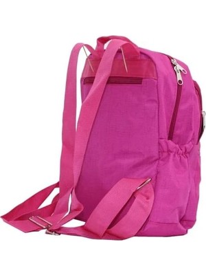 Prime Escape Okul Sırt Çantası Ilkokul Çanta 4 Adet Bölmeli Su Geçirmez Unisex 28X35X12 cm (Pembe)