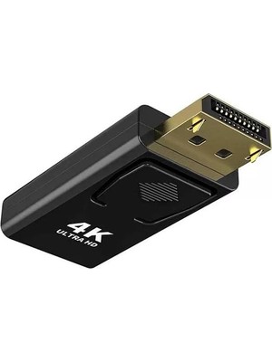Prime Plus PX-1325-4K Display Port To HDMI Dönüştürücü, Dp To 4K HDMI Çevirici (Display Port Bilgisayara Takılır) (Hdmı Kablo ile Monitör, Tv Projeksiyon Takılır)