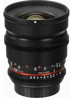 Prime DS16 M-C 16 mm T2.2 Cine Geniş Açılı Objektif Ef-S Dijital Slr Için