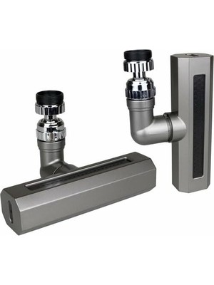 Prime Kınetex 360° Oynar Başlıklı, 4 Fonksiyonlu Geniş Şelale Perlatör Musluk Ucu, KTX-3288 Model, Siyah