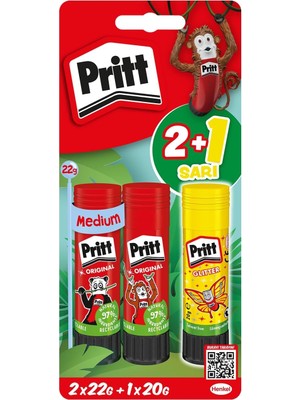 Prime Stick Yapıştırıcı 2X22G + 20G (Neon Sarı)