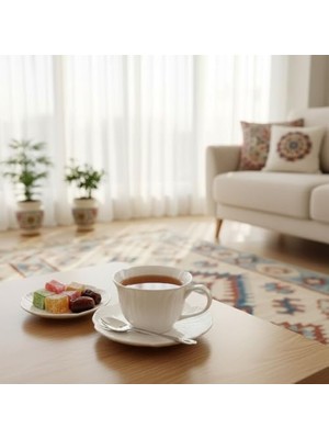 Prime Amberhaus 2'li Porselen Türk Kahvesi Fincan Takımı - Beyaz Yaprak Dokulu ve Kabartmalı Tasarım - Modern Çeyizlik ve Hediyelik Kahve Sunum Seti (2 Kişilik)