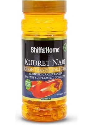 Prime Shiffa Kudret Narı 100X1000 Mg Softjel | Zeytinyağlı Kudret Narı Takviyesi, Yüksek C Vitamini ve Mineral Içeriği | Helal Sertifikalı Sığır Jelatini, Iso 22000 Kalite Standartları