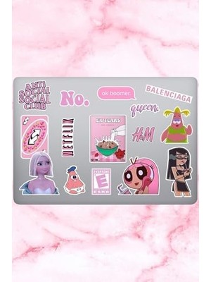 Prime Pretty Temalı Laptop Notebook Tablet Seti 15 Adet