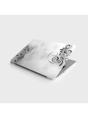 Prime Laptop Notebook Pc Kaplama Etiketi Yuvarlak Desen