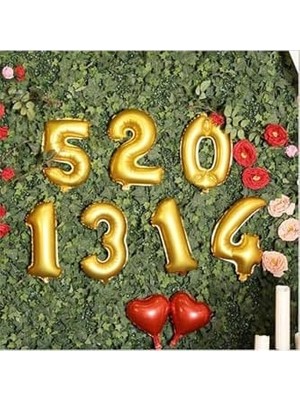 Prime 4 Rakam Folyo Renk Balon Küçük 35 cm
