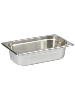 Prime Paslanmaz Çelik Gastronom/gastronorm Küvet Gn 1/4-65 (26,5 x 16,2 x 6,5 Cm)