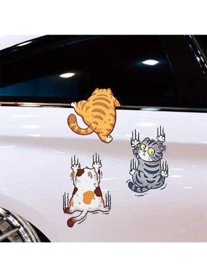 Prime Arabaya Tırmanan 3'lü Kedi Seti