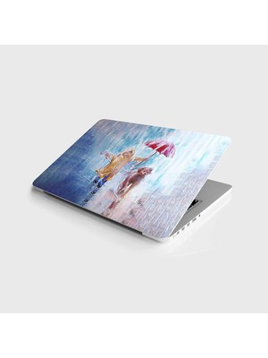Prime Laptop Notebook Pc Kaplama Etiketi Çocuk ve Köpek