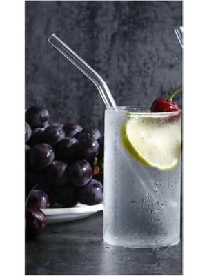 Prime Life 6 Lı Şeffaf Eğimli Cam Pipet MIT1003
