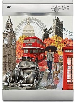 Prime Bulaşık Makinesi Kaplama Beyaz Eşya Kaplama London Çizim