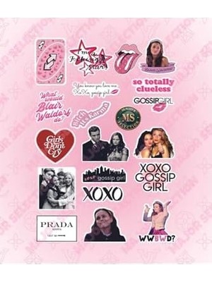 Prime Gossip Xoxo Pink Pembe Temalı Laptop Tablet Telefon Ajanda Motor Araba Seti