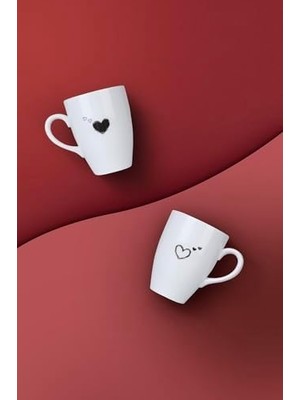 Prime Porselen Pretty 2 Parça Mug Bardak