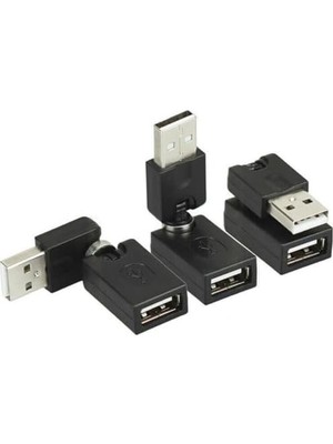Prime 5264 USB To Dişi Erkek 360 Derece Dönebilen Çevirici Dönüştürücü Adaptör