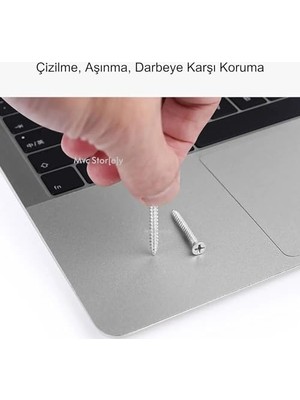 Prime MacBook Pro 13 Inç Touchpad Trackpad Koruyucu Uyumlu A1706 A1708 A1989 A2159 Mat Ultra Ince Çizilme Önleyici Gri