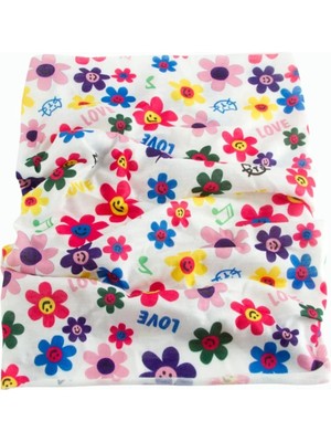 Marsilyan Papatya Desenli Baff Boyunluk