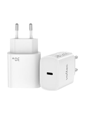Prime 30W Type-C Qc 4.0 Pd 3.0 15/14/13/12/11 Için Hızlı Şarj Aleti iPad Pro Air Şarj Cihazı ve Tüm Type-C Girişli Telefonlar Için 30W Hızlı Şarj Cihazı