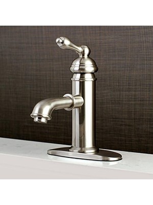 Prime KS7418ACL Amerikan Klasik Banyo Bataryası, 5 Inç Emzik Erişimi, Fırçalanmış Nikel