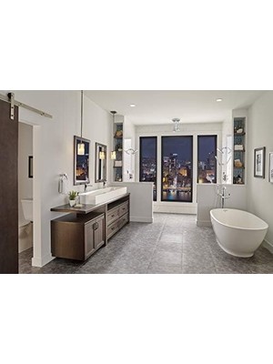 Prime Delta Faucet T27967-CZ Açısal Modern Monitör 17 Serisi Valf 6 Ayar Entegre Duş Trimi, Saptırıcılı, Şampanya Bronz