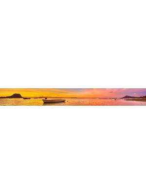 Prime Mutfak Tezgah Arası Folyo Kaplama Folyosu Gün Batımı Tekne 60X300 cm