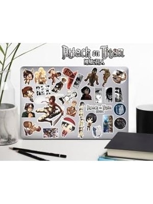 Prime Attack On Titan Seri 2 Telefon Laptop Notebook Tablet Defter Matara Stiker Etiket
