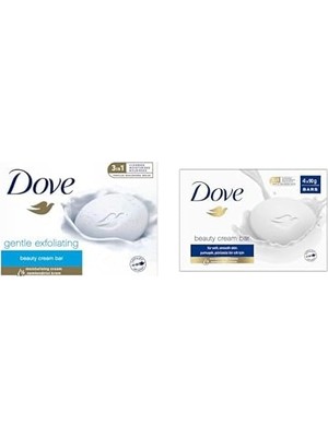 Prime Dove Seti | Beauty Cream Bar Gentle Exfoliating 90 G X1 + Beauty Cream Bar Original 4X90 G X2