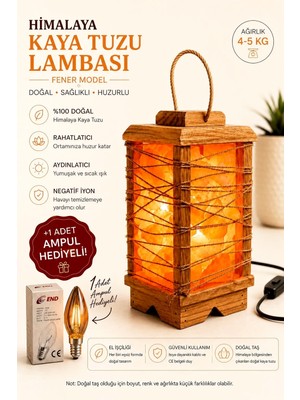 Çankırı Fener Model Tuz Lambası 4-5kg