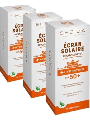 Prime Ecran Solaire Renkli Güneş Koruyucu Krem 75 ml Lekeli Ciltler Için (3 Paketi)
