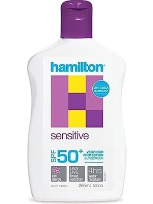 Prime Hamilton Sensitive SPF50+ Lotion 265ML