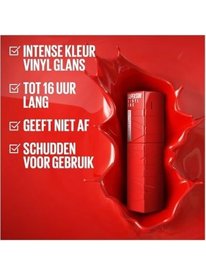 Prime Maybellıne Super Ink Uzun Süre Kalıcı Likit Parlak Ruj - 55