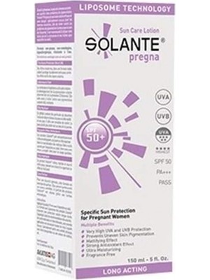 Prime Solante Pregna Spf 50+ Hamilelere Özel