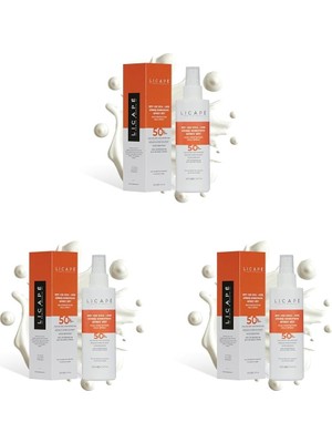 Prime Spf 50 Faktör Uva - Uvb Güneş Koruyucu Sprey Süt 200ML (3 Paketi)