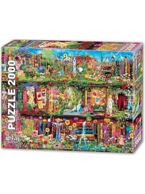 Prime Star Oyun Aletleri Raftaki Bahçe, 2000 Parça Puzzle