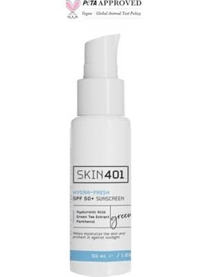 Prime SKIN401 SPF50+ Hydra-Fresh Sunscreen Nemlendirici & Tazeleyici Güneş Kremi 50 ml