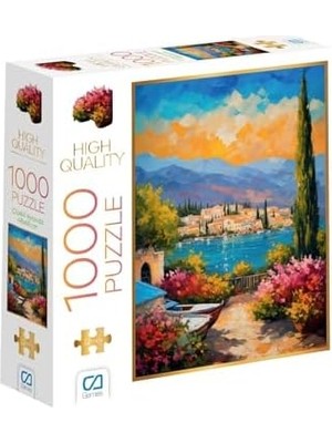 Prime Çiçekli 1000 Parça 2,2mm Kalınlık 48X68CM Profesyonel Hobi Puzzle Yapboz Serisi