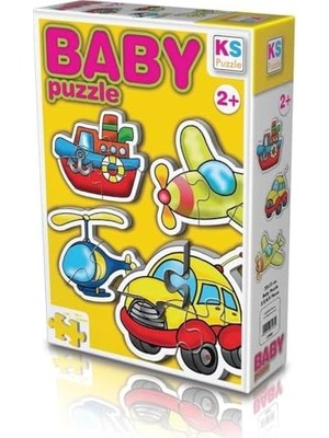Prime 12003 Ks Baby Puzzle - Ulaşım Araçları / 15 Parça Puzzle / +2 Yaş