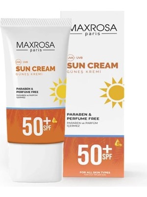 Prime Maxrosa 50+Spf Yüksek Koruyucu Güneş Kremi 60 ml