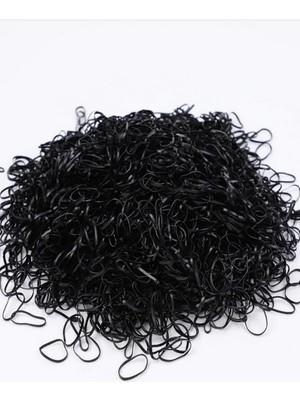 Prime 1000 Adet Siyah Saç Örgü Lastiğitoka Seti Lastik Toka Seti, Lastik Toka Seti, Toka Organizer, Toka, Kız Çocuk Toka, Toka Organizer