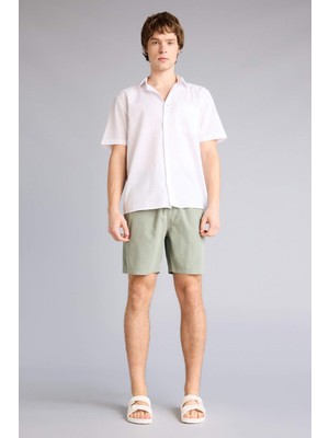 DeFacto Regular Fit Kısa Boy Deniz Şortu E0993AX26HS