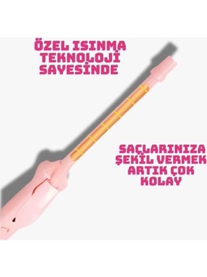 Prime Splitcare Pro Afro Dalga 9 mm Kıvırcık Saç Maşası, 20 cm Ultra Uzun Başlık, Ince Bukle Saç Maşası